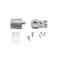 Global Door Controls Kawneer Style Left Hand Offset Door Pivot Hinge Set for Adams Rite Type Storefront Door in Aluminum TH1118-LH-AL - alternate 3